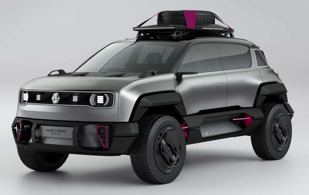 Renault 4EVer Trophy concept – Eighties compact wagon gets rebooted as pure EV rugged off-roader