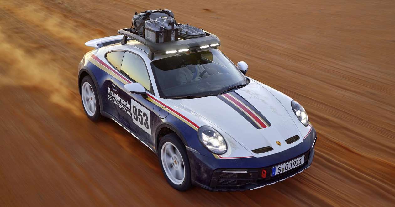 Porsche 911 Dakar unveiled offroad capable coupé based on Carrera 4