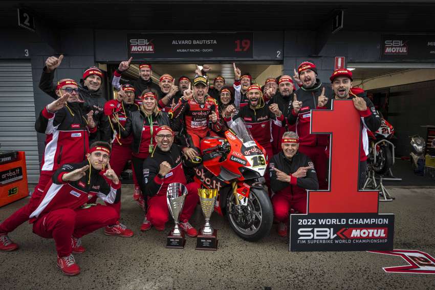 2022 sees Ducati as MotoGP and WSBK team champs 1546633