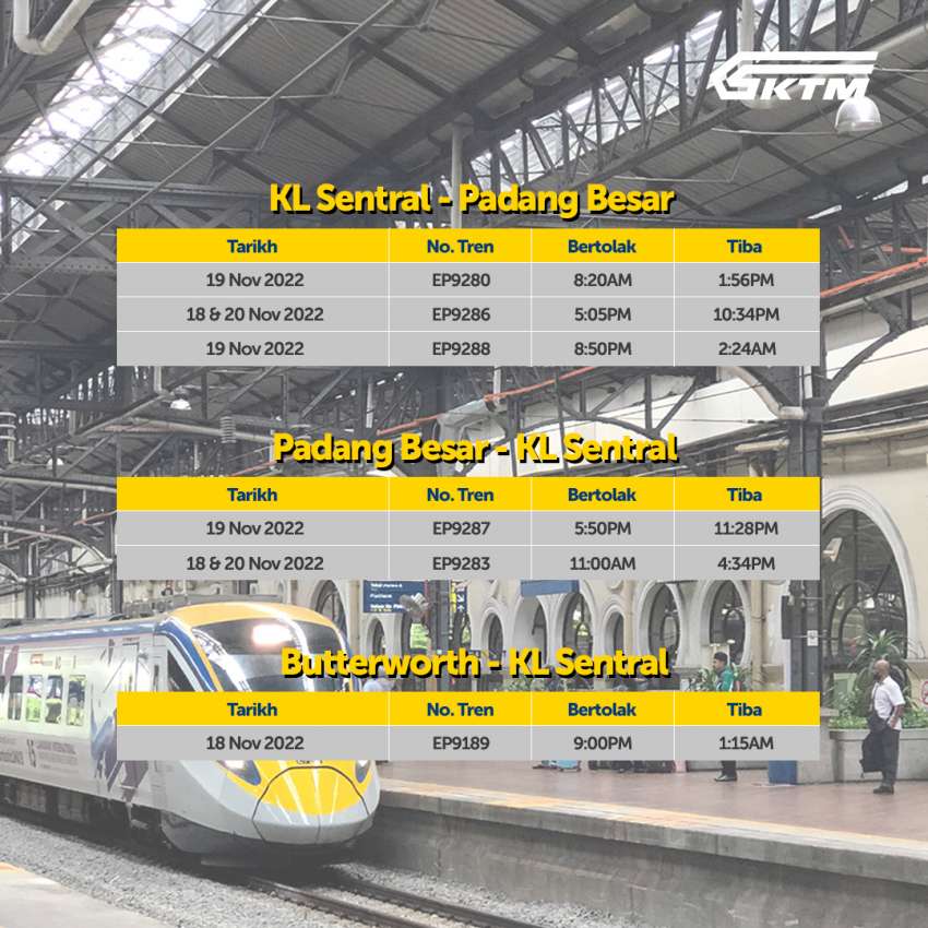 KTMB announces additional train services for GE15 1536121