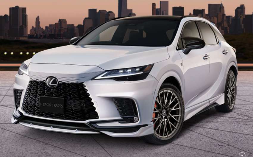2023 Lexus RX gets new TRD accessories – body kit, 21-inch wheels, sports exhaust, performance braces Image #1548660