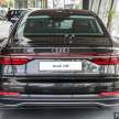 2022 Audi A8L facelift in Malaysia – new D5 flagship sedan with 340 PS 3.0L turbo V6; priced from RM1 mil