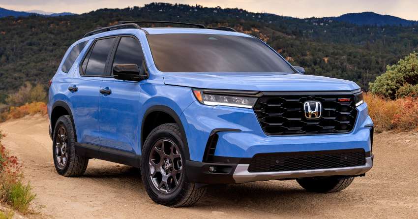 2023 Honda Pilot debuts in the US – fourth-gen SUV gets rugged styling, new 10-speed auto, TrailSport trim 1540913