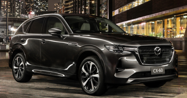 2023 Mazda CX-60 in Australia – mild hybrid, PHEV powertrains; 3 trims; costs more than CX-5; fr RM179k