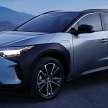 Toyota bZ4X masuk pasaran Thailand – EV dengan bateri 71.4 kWh, jarak gerak 411 km, harga RM235k