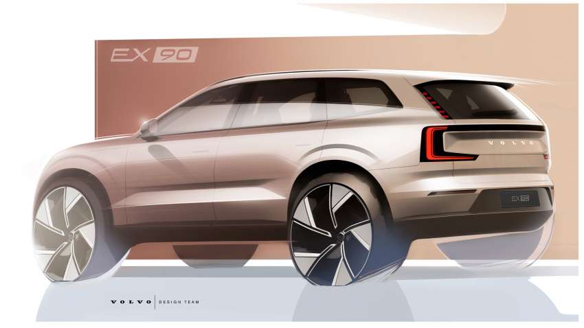 2023 Volvo EX90 debuts – 7-seat EV SUV with up to 517 PS, 910 Nm; 111 kWh battery, up to 600 km range Image #1542835