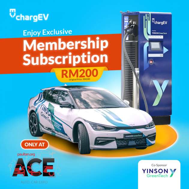 chargEV membership on offer – RM200 at ACE 2022