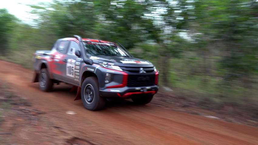 Mitsubishi Triton T1 pasukan Ralliart juara Asia Cross Country Rally 2022 hanya dalam percubaan pertama! 1549604