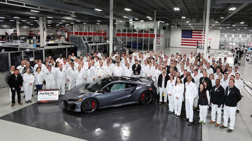 Final second-generation Honda NSX rolls off the line at PMC Ohio – Acura NSX Type S #350 in Gotham Gray Image #1547541