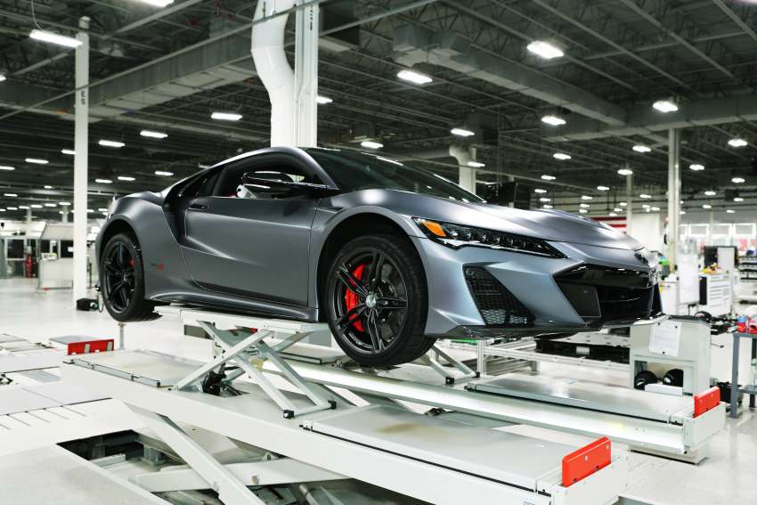 Final second-generation Honda NSX rolls off the line at PMC Ohio – Acura NSX Type S #350 in Gotham Gray 1547542
