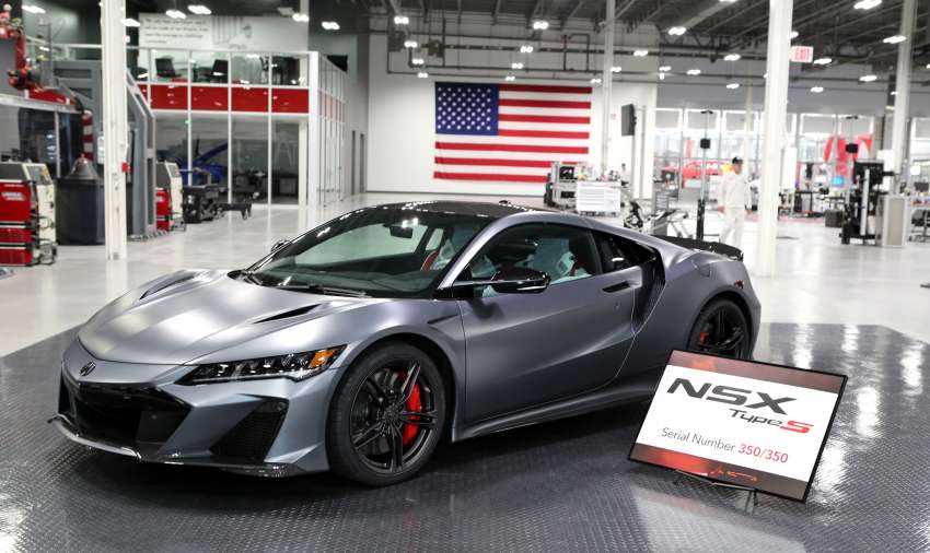 Final second-generation Honda NSX rolls off the line at PMC Ohio – Acura NSX Type S #350 in Gotham Gray 1547544