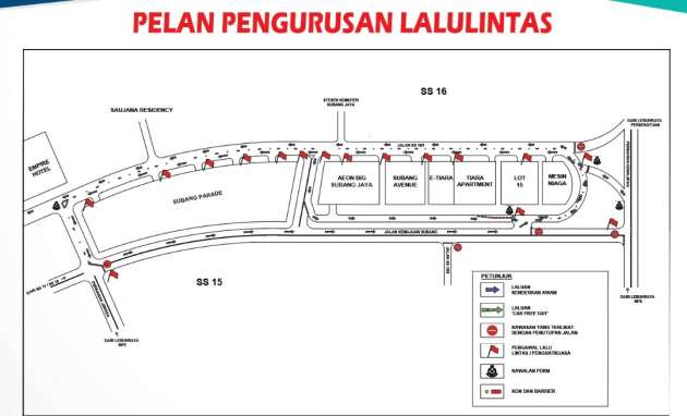 Subang Car-Free Morning – Jalan Kemajuan, SS16/1 closed to traffic every first Sunday of the month