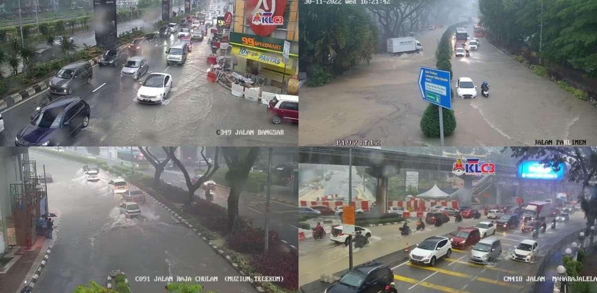 Banjir kilat di sekitar Kuala Lumpur dan Perak