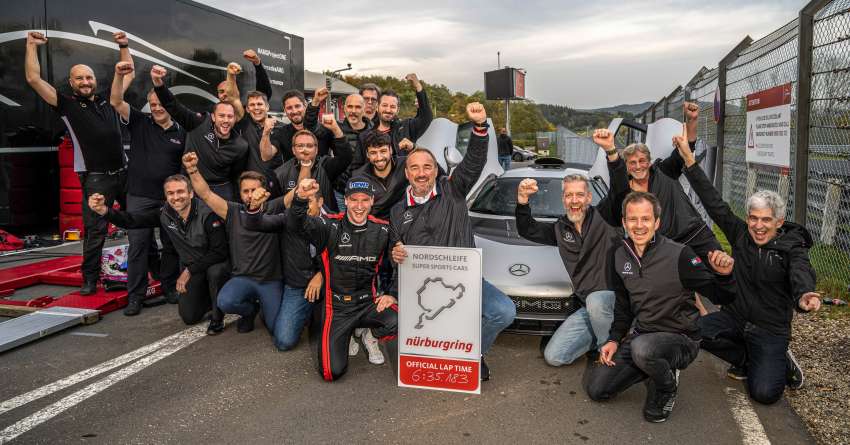 Mercedes-AMG One sets new Nürburgring lap record for road-legal production cars – 6:35.183 minutes 1543338