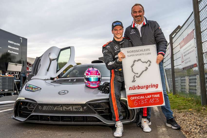 Mercedes-AMG One sets new Nürburgring lap record for road-legal production cars – 6:35.183 minutes 1543339