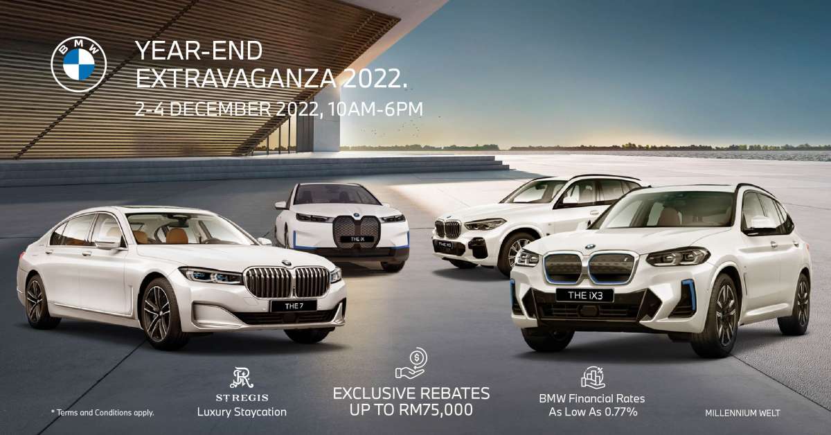 Get Cashback Up To RM75k On BMW, MINI, Motorrad At The Millennium Welt Year-End Extravaganza 2022! [AD] -paultan.org