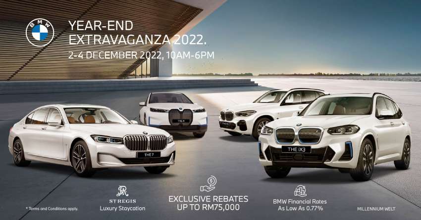 Get rebates up to RM75k on BMW, MINI, Motorrad at the Millennium Welt Year-End Extravaganza 2022! [AD] 1549488