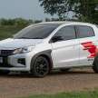 2022 Mitsubishi Mirage Ralliart – eco car is still alive in Thailand; rally-style overfenders, mud flaps, decals