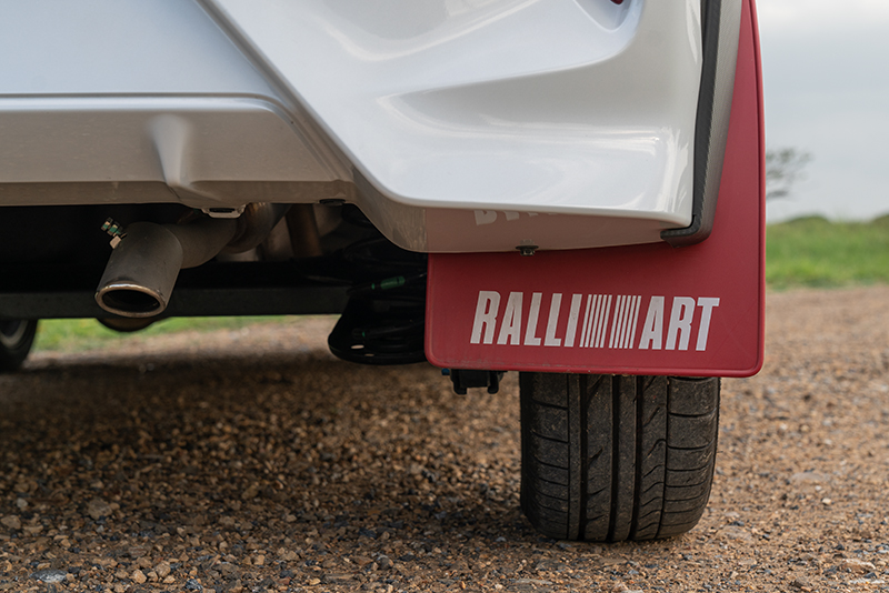 2022 Mitsubishi Mirage Ralliart – eco car is still alive in Thailand; rally-style overfenders, mud flaps, decals Image #1547728