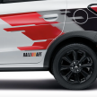 2022 Mitsubishi Mirage Ralliart – eco car is still alive in Thailand; rally-style overfenders, mud flaps, decals