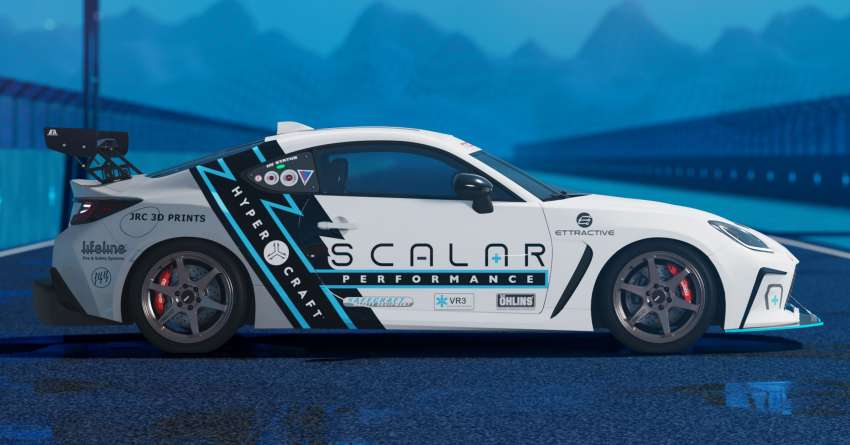 Scalar SCR1 revealed – EV race car based on Toyota GR86; 65 kWh battery, 333 PS, 468 Nm; 0-96 km/h 3.9s 1540154