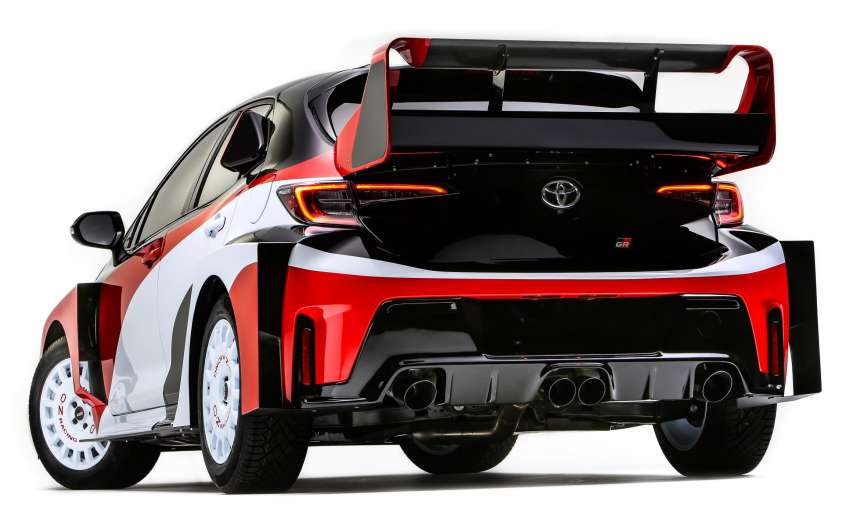 Toyota GR Corolla Rally Concept revealed for SEMA – WRC-inspired; widebody kit, custom exhaust, roll cage 1536945