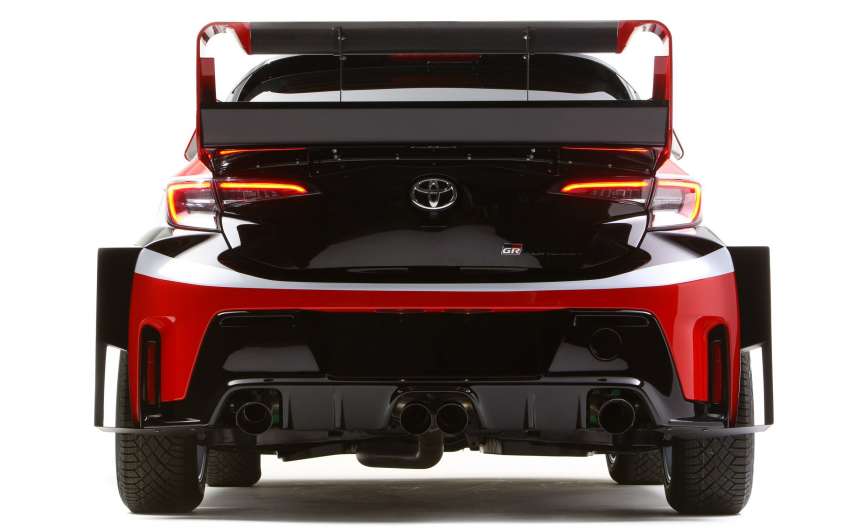 Toyota GR Corolla Rally Concept revealed for SEMA – WRC-inspired; widebody kit, custom exhaust, roll cage 1536949