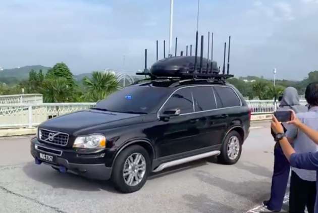 Volvo XC90 dengan peranti pelik di atas bumbung iring Dato’ Seri Anwar Ibrahim ke Putrajaya; apa fungsinya?