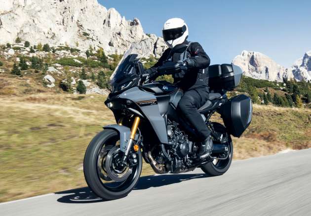 2023 Yamaha Tracer 9 GT+ Sport – now with adaptive cruise control, Garmin navigation, unified brakes