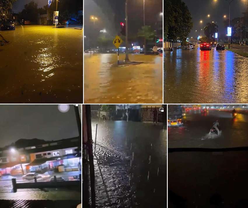 Flash floods in Selangor overnight – Klang, Shah Alam, Bangi, be sure to check for affected routes today 1545479