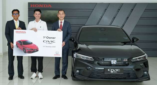 Honda Malaisie célèbre la première livraison de la Civic e:HEV RS hybride 2022 – plus de 180 unités livrées depuis le lancement