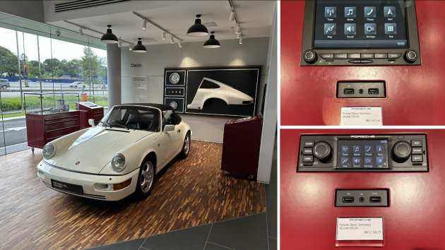 Official Apple CarPlay, Android Auto head units for classic Porsches – from RM12k in Malaysia