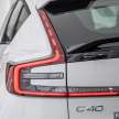 2023 Volvo C40 Recharge Pure Electric in Malaysia – CKD; 408 PS, 78 kWh, 450 km EV range; from RM289k