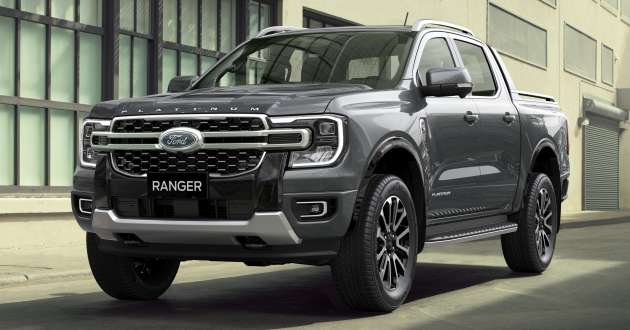 The Ford Ranger has a 2.3L hybrid engine;  will not be made in Thailand, not likely to go to Malaysia