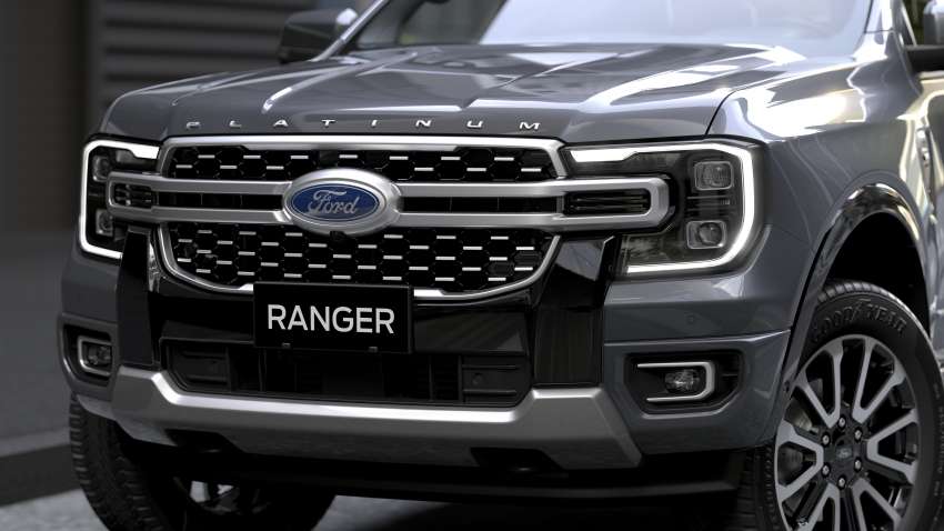 2023 Ford Ranger gains Platinum variant in Australia; 3.0L V6 turbodiesel, Flexible Rack System – RM230k 1551603