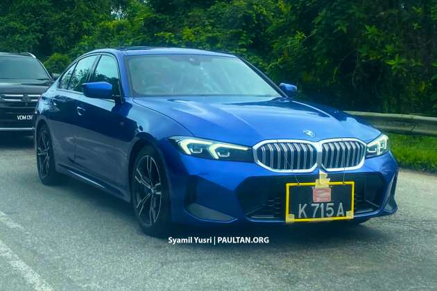 2023 BMW 3 Series facelift spotted in Malaysia – G20 LCI to be launched here soon? CKD from the start?