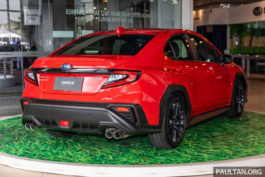2023 Subaru WRX in Malaysia – sedan, wagon body styles; 275 PS 2.4T flat-four; 6MT, CVT; from RM285k 1553293