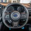 2023 Subaru WRX in Malaysia – sedan, wagon body styles; 275 PS 2.4T flat-four; 6MT, CVT; from RM285k