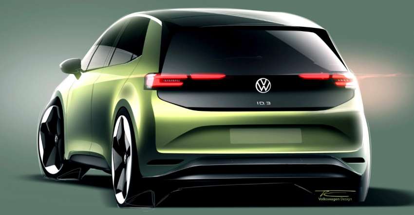 Volkswagen ID.3 facelift didedah melalui lukisan teaser 1552701