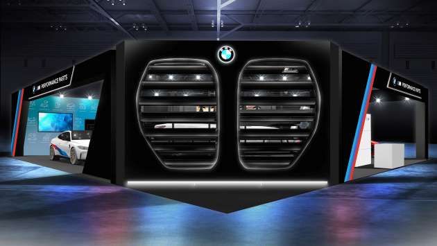 BMW Japan’s booth at the 2023 Tokyo Auto Salon will have an enormous version of the M3’s kidney grille