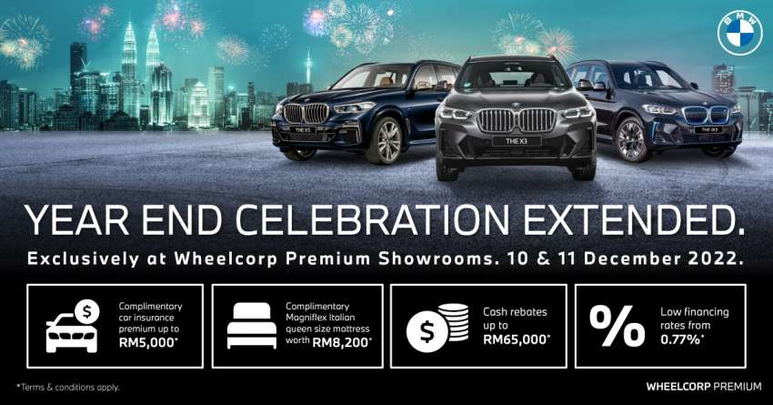 Wheelcorp Premium Extended Year-End Celebration Bonanza – up to RM78k rewards for you this weekend! 1554056