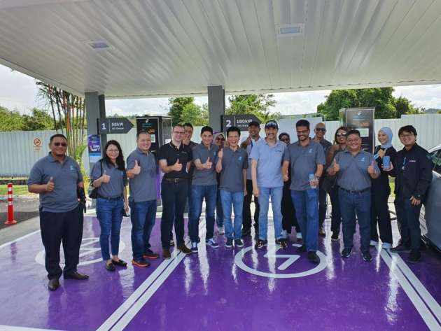 Gentari EV charging hub at Petronas Ayer Hitam in Johor – 90 kW x 4 and single 50 kW DC, RM1 per kWh