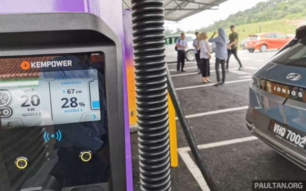 Senarai pengecas DC di lebuhraya utama di Malaysia