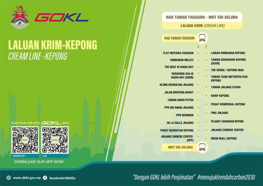 Perkhidmatan bas percuma GoKL tambah dua laluan baharu, jumlah keseluruhan 13 laluan – DBKL 1557791