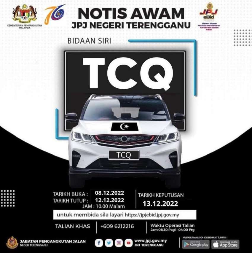 JPJ eBid: BRF dan TCQ bakal dibuka bidaan 1552918