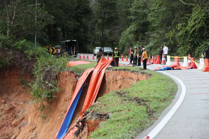 Jalan Batang Kali-Genting Highlands ditutup selama setahun untuk kerja baik pulih cerun/jalan – KKR 1559032