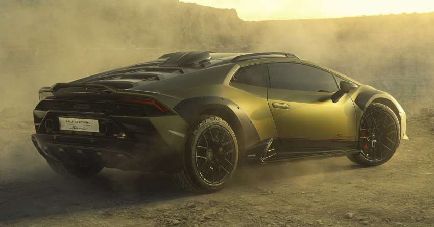 Lamborghini Huracán Sterrato – mid-engined supercar turned off-roader; 610 PS; 1,499 units; from RM1.21 mil 1550785