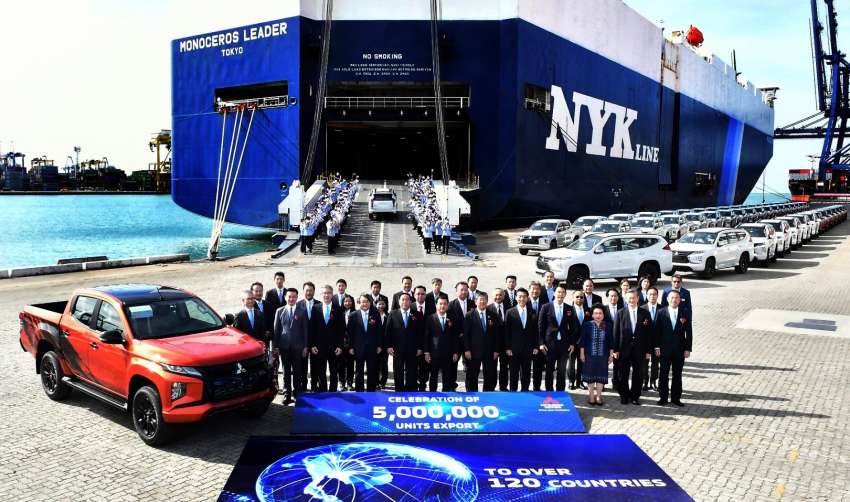 Mitsubishi has exported 5 mil vehicles from Thailand 1557387