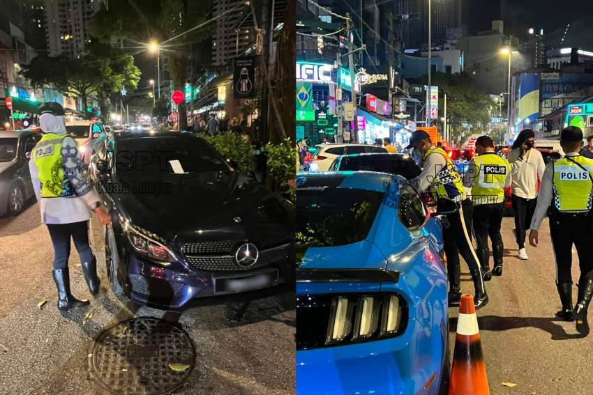 Polis buat operasi tumpu kenderaan yang parkir sesuka hati, sebabkan kesesakan di Kuala Lumpur 1552921