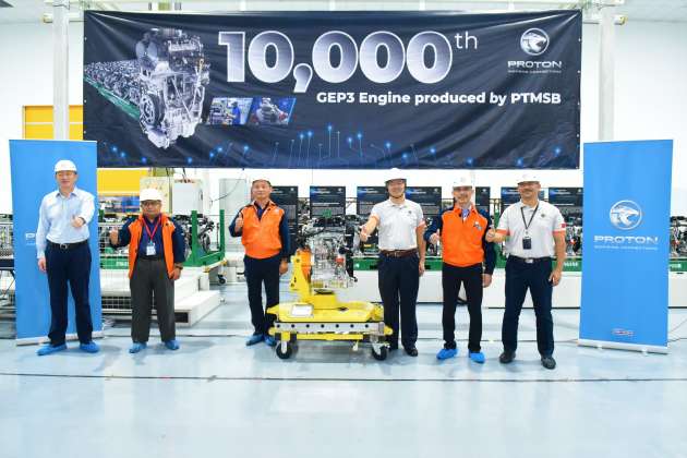 Proton sudah hasilkan 10,000 unit enjin 1.5 T-GDi di Tanjung Malim; sasar produksi 60k unit pada 2023